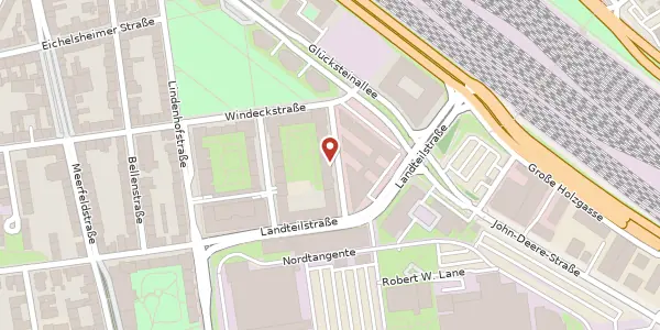 Karte der Umgebung von Julius-Hatry-Straße 6, 68163 Mannheim