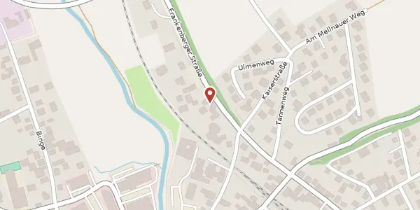 Karte der Umgebung von Frankenberger Straße 9a, 35083 Wetter