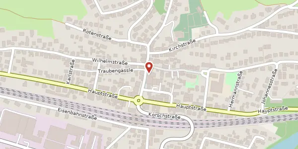 Karte der Umgebung von Bachstraße 8, 73730 Esslingen