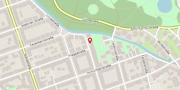Karte der Umgebung von Funkenburgstraße 24, 04105 Leipzig