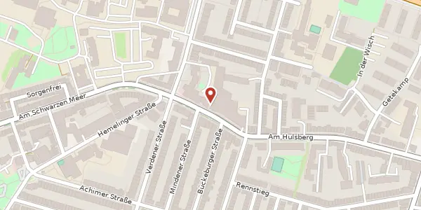 Karte der Umgebung von Am Hulsberg 8, 28205 Bremen