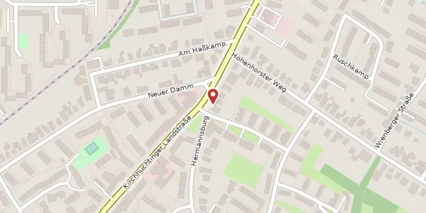 Karte der Umgebung von Kirchhuchtinger Landstr. 130, 28259 Bremen