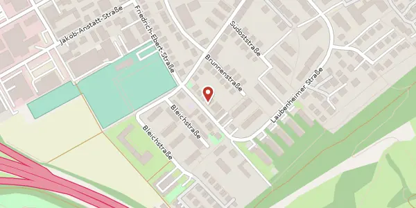 Karte der Umgebung von Laubenheimer Straße 71, 55130 Mainz