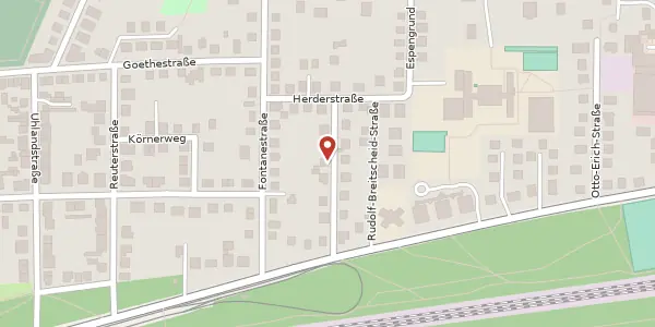 Karte der Umgebung von Freiligrathstr. 8, 14482 Potsdam