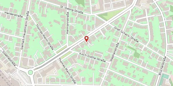 Karte der Umgebung von Rosa-Luxemburg-Straße 8, 18055 Rostock