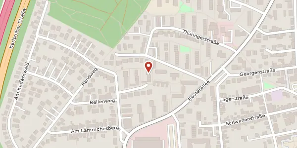 Karte der Umgebung von Schlesierstr. 28, 64297 Darmstadt