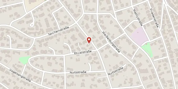 Karte der Umgebung von Vogesenallee 35, 75173 Pforzheim