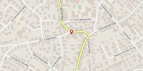 Karte der Umgebung von Bergstraße 7, 36100 Petersberg
