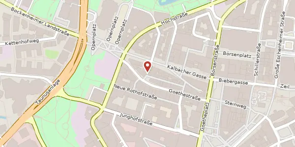 Karte der Umgebung von Kleine Bockenheimer Str. 18A, 60313 Frankfurt
