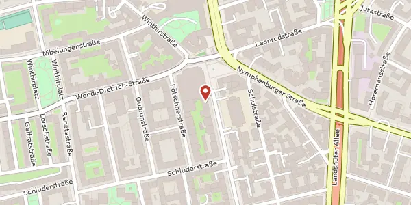 Karte der Umgebung von Donnersbergerstr. 5, 80634 München