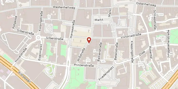 Karte der Umgebung von Wißstr. 18, 44137 Dortmund