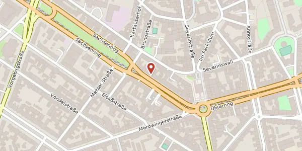 Karte der Umgebung von Karolingerring 30, 50678 Köln