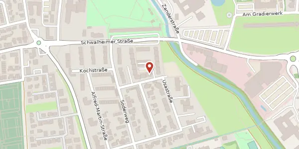 Karte der Umgebung von Langsdorffstr. 10, 61231 Bad Nauheim