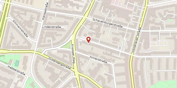 Karte der Umgebung von Jungmannstraße 71, 24105 Kiel