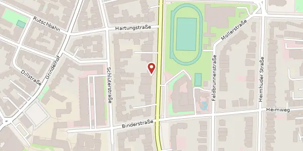 Karte der Umgebung von Rothenbaumchaussee 73, 20148 Hamburg