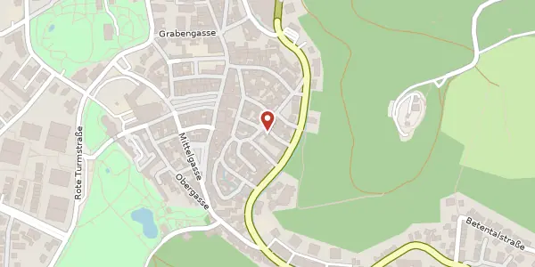 Karte der Umgebung von Lohgasse 6, 69469 Weinheim