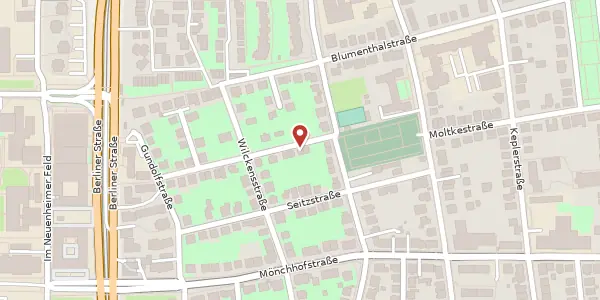 Karte der Umgebung von Im Gabelacker 5, 69120 Heidelberg
