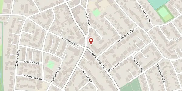 Karte der Umgebung von Davertstr. 53, 48163 Münster