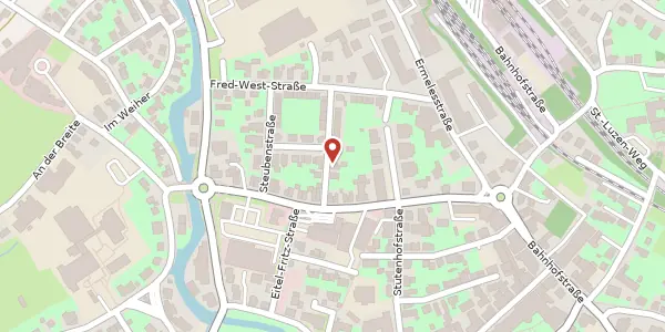 Karte der Umgebung von Gfrörerstraße 6, 72379 Hechingen