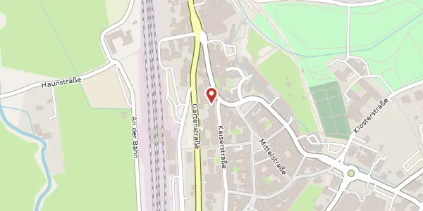 Karte der Umgebung von Kaiserstraße 4, 36088 Hünfeld