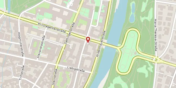 Karte der Umgebung von Prinzregentenstr. 54, 80538 München