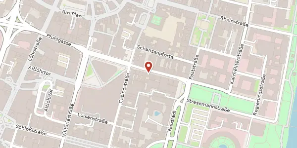Karte der Umgebung von Clemensstraße 11, 56068 Koblenz