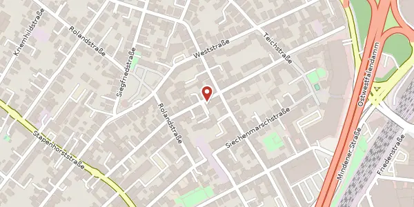 Karte der Umgebung von Friedrichstr. 30, 33615 Bielefeld