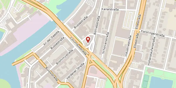 Karte der Umgebung von Borriesstr. 21, 27570 Bremerhaven