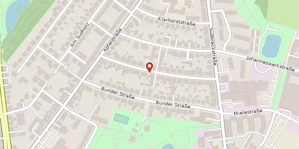 Karte der Umgebung von Henriettenstr. 17a, 33613 Bielefeld