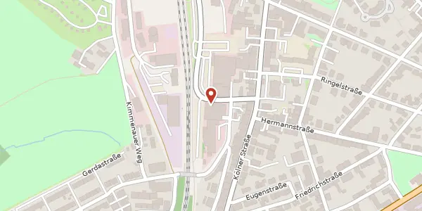 Karte der Umgebung von Alte Kölner Str. 8-10, 42897 Remscheid