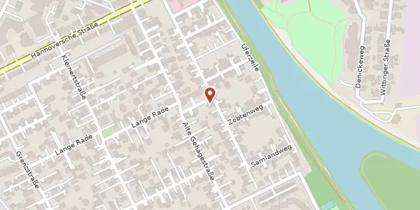 Karte der Umgebung von Hirschbergerstraße 20, 30627 Hannover
