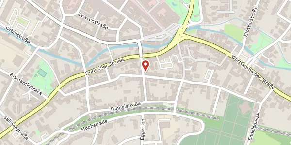 Karte der Umgebung von Ritterstraße 3, 76646 Bruchsal