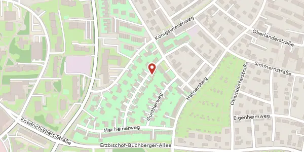 Karte der Umgebung von Bogenstr. 29, 93051 Regensburg