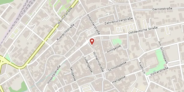 Karte der Umgebung von Wilhelmstraße 28-30, 55232 Alzey