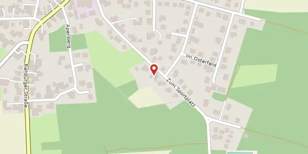 Karte der Umgebung von Zum Sportplatz 18, 31632 Husum, Kr Nienburg, Weser