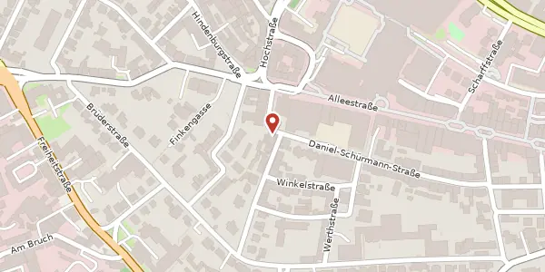 Karte der Umgebung von Daniel-Schürmann-Str. 39, 42853 Remscheid