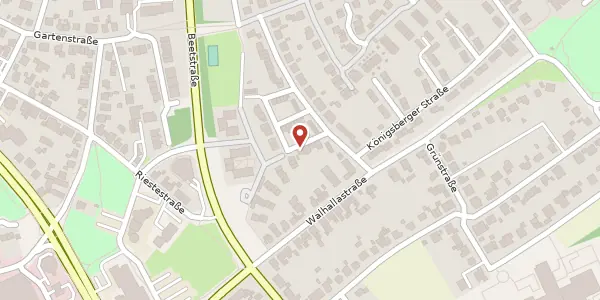 Karte der Umgebung von Kattowitzer Str. 11, 32105 Bad Salzuflen