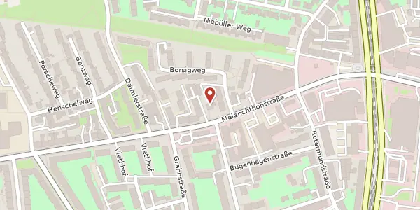 Karte der Umgebung von Melanchthonstraße 49, 30165 Hannover