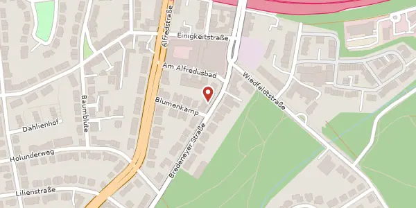 Karte der Umgebung von Bredeneyer Str. 14, 45133 Essen