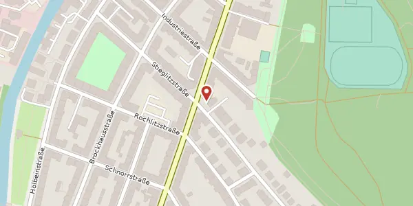 Karte der Umgebung von Stieglitzstraße 84, 04229 Leipzig