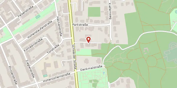 Karte der Umgebung von Schweizer Str. 56F, 47058 Duisburg