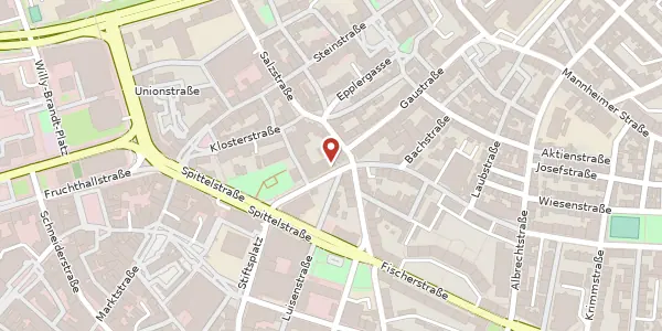 Karte der Umgebung von Kanalstraße 5, 67655 Kaiserslautern