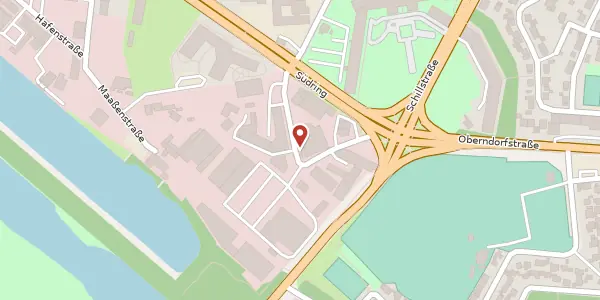 Karte der Umgebung von Rheinbabenstr. 5, 46483 Wesel