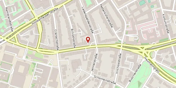 Karte der Umgebung von Hufelandstr. 28, 45147 Essen