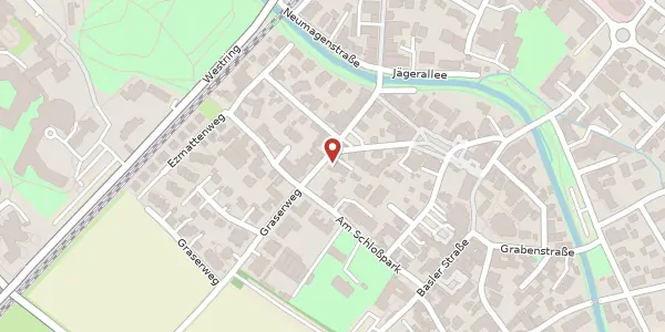 Karte der Umgebung von Schlatter Straße 15, 79189 Bad Krozingen