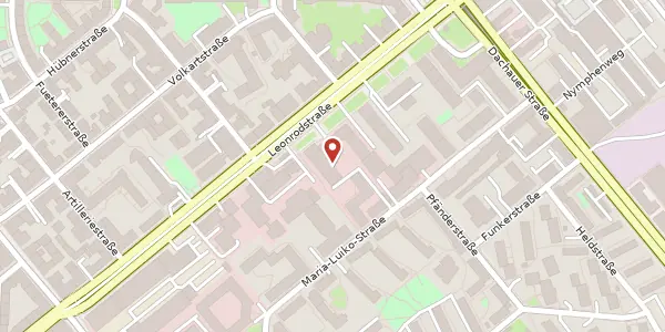 Karte der Umgebung von Leonrodstr. 54, 80636 München