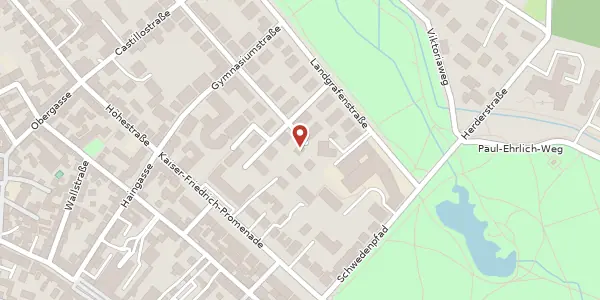 Karte der Umgebung von Ottilienstr. 23, 61348 Bad Homburg