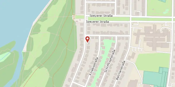 Karte der Umgebung von Schwarzwaldstraße 73, 68163 Mannheim