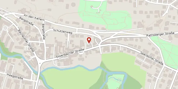Karte der Umgebung von Essenbacher Str. 19, 91054 Erlangen