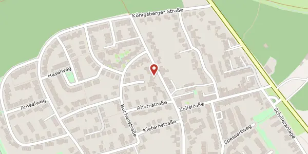 Karte der Umgebung von Halener Str. 109, 47198 Duisburg